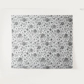  Roos Floral Pattern Wandkleed (Voorkant (horizontaal))