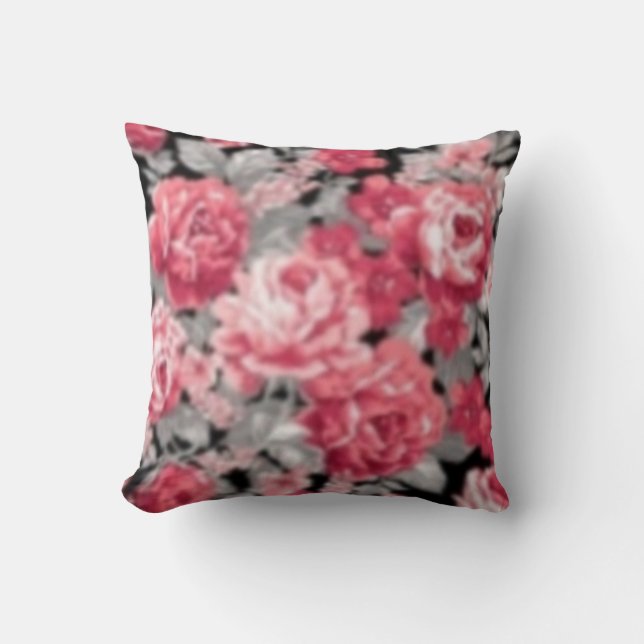 Roos Floral Pillow Kussen (Voorkant)