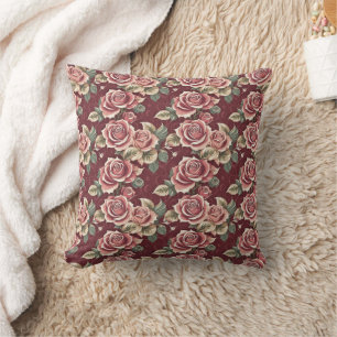 Roos Floral Sierkussen
