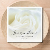 Roos Floral Wedding Servet