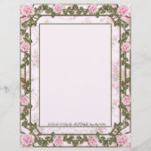 Roos Florals Personalized Letterhead Briefhoofd (Achterkant)