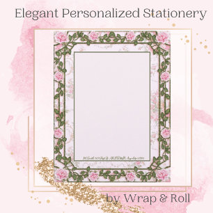 Roos Florals Personalized Letterhead Briefhoofd