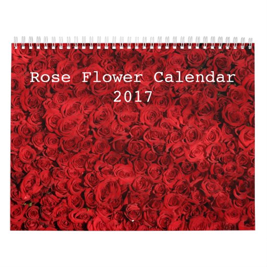 Roos Flower 2017 Calendar Kalender (Hoes)