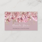 Roos Flowers Logo Event Planner QRCODE Visitekaartje (Voorkant)