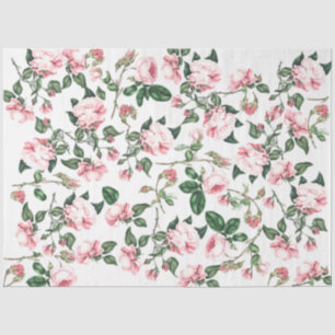 Roos Flowers Rosebuds Floral Weefpapier Tissuepapier