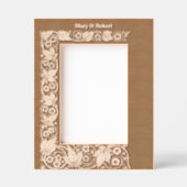 Roos Flowers Vine Border Gegraveerde Lijstjes (Voorkant)