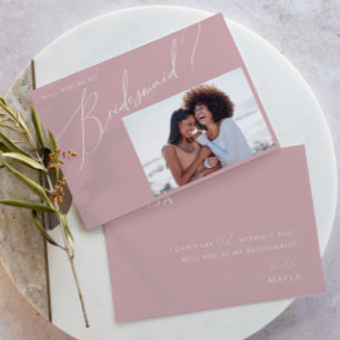 Roos Foto Bridesmaid proposal Kaart