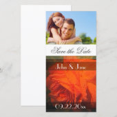 Roos / foto "Save the Date" Save The Date (Voorkant / Achterkant)