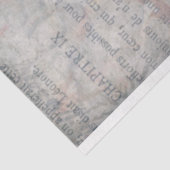 Roos/Frans Script Ephemera Tissuepapier (Detail)