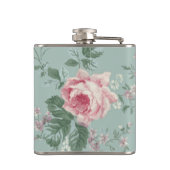  Roos Franse Chic Flask Heupfles (Achterkant)