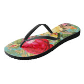 Roos Galore Print Teenslippers (Schuin)