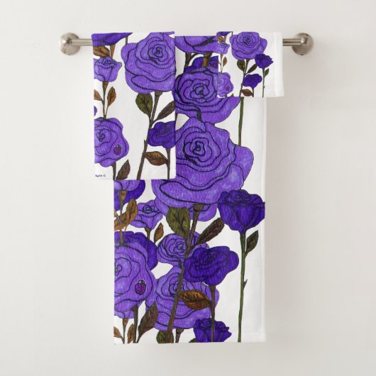 Roos Garden Bad Handdoek (Insitu)