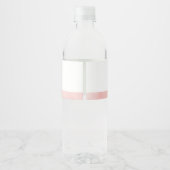 Roos Garden Baptisme Water Fles Etiketten (Achterkant)