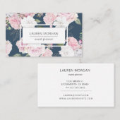 Roos Garden Blue | Visitekaartje (Voorkant / Achterkant)