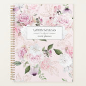 Roos Garden Blush | Gepersonaliseerde planner (Voorkant)