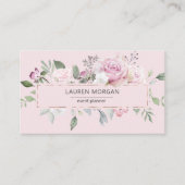 Roos Garden Blush | VISITEKAARTJE (Voorkant)