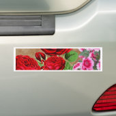 Roos Garden Bumpersticker (Op auto)
