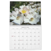 Roos Garden. Calendars Fotografie wit tot rood Kalender (Mar 2026)