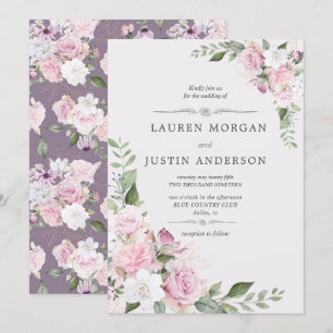 Roos Garden elegant floral Weddenschap Kaart