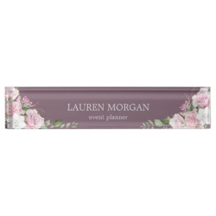 Roos Garden Mauve   Bureau Naambord