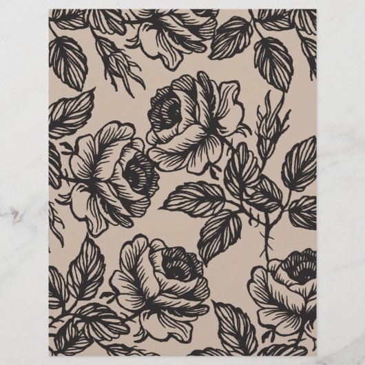 Roos Garden | Rustige DIY Enveloppen Liner Flyer (Voorkant)