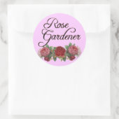 Roos Gardener Gezegde met Rozen Stickers (Tas)