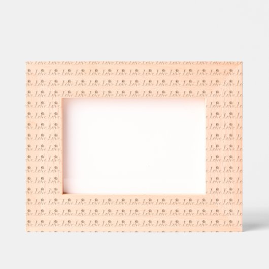 Roos-geïnfundeerde liefde: een unieke typografie gegraveerde lijstjes (Voorkant)