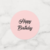 Roos Geometric Lion Head Birthday Confetti (Kleine voorkant)