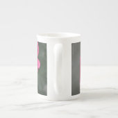 Roos Geranium Bone China Jumbo Mok (Achterkant)