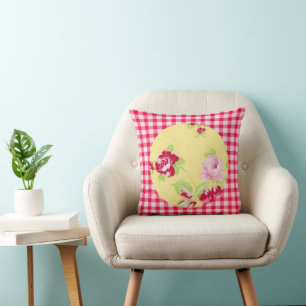 Roos Gingham Pillow Kussen