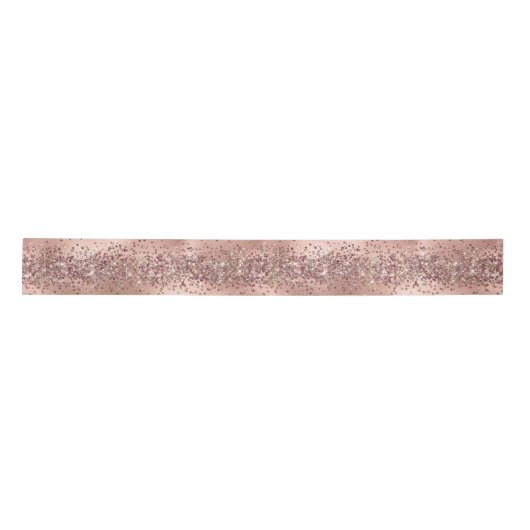 Roos Glam Gold Glitzy Sparkle Glitter     Lint (Voorkant)