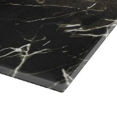 Roos Glitter Black Marmer Snijplank (Hoek)