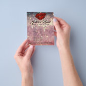 Roos Glitter Kiss - prijslijst Glitter Flyer (Hand)