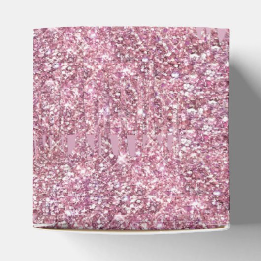 Roos Glitter maakt een persoonlijk monogram en een Bedankdoosjes (Bovenkant)