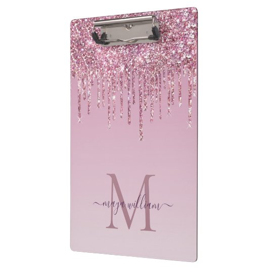 Roos Glitter maakt een persoonlijk monogram en een Klembord (Links)