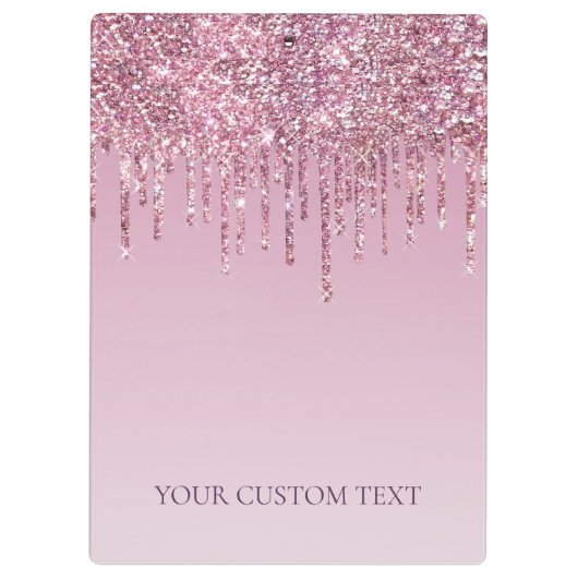 Roos Glitter maakt een persoonlijk monogram en een Klembord (Achterkant)