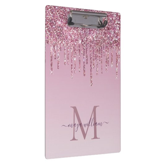 Roos Glitter maakt een persoonlijk monogram en een Klembord (Rechts)