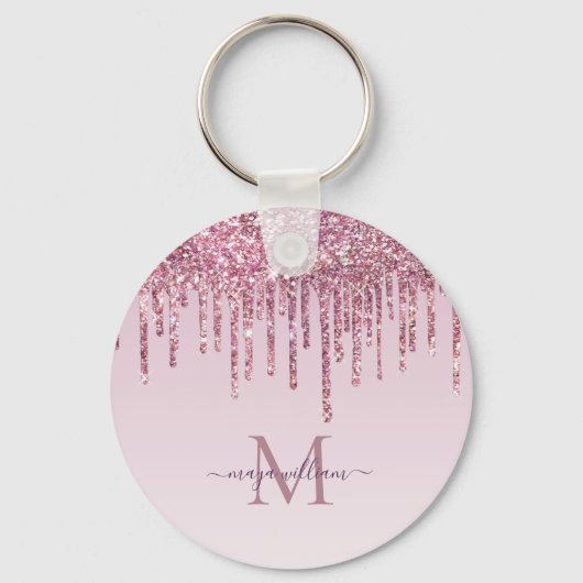 Roos Glitter maakt een persoonlijk monogram en een Sleutelhanger (Voorkant)