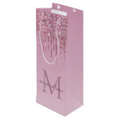 Roos Glitter maakt een persoonlijk monogram en een Wijn Cadeautas (Achterkant Gekanteld)