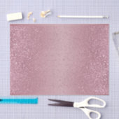 Roos Glitter over Ombre Roos Achtergrond Tissuepapier (Craft)