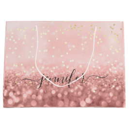 Roos Glitter Weddenschap Bridal Gold Confetti Grot Groot Cadeauzakje