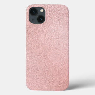 Roos glitterspleet iPhone 13 hoesje