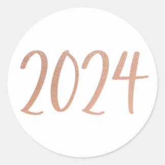 Roos Gold 2024 sticker voor envelop of gunsten