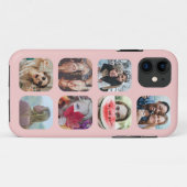 Roos Gold 7 Fotoplein Sjabloon Collage iPhone C Case-Mate iPhone Case (Achterkant (horizontaal))