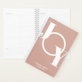 Roos Gold Aangepaste foto 2023-printer Planner (Display)