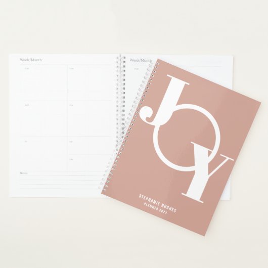 Roos Gold aangepaste foto Planner (Display)