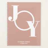 Roos Gold aangepaste foto Planner (Voorkant)