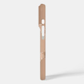 Roos gold agate marmer name script Case-Mate iPhone case (Achterkant / Links)