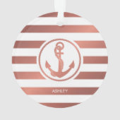 Roos Gold Anchor Ornament (achterkant)