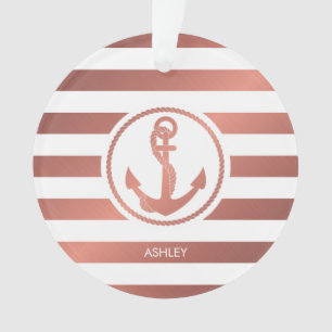 Roos Gold Anchor Ornament